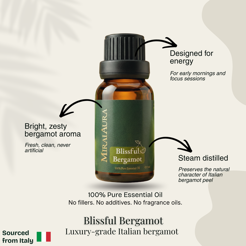 Mirai Aura Lavish Lavender and Blissful Bergamot 100 Percent Pure Oils
