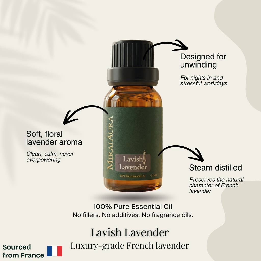 Mirai Aura Lavish Lavender and Opulent Orange 100 Percent Pure Essential Oils