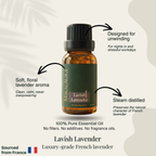 Mirai Aura Lavish Lavender and Opulent Orange 100 Percent Pure Essential Oils