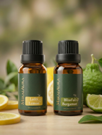 Mirai Aura Probably Fine Bergamot and Lemon Essential Oil Bundle