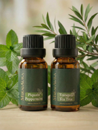 Mirai Aura Less Annoyed Peppermint and Tea Tree Essential Oil Bundle